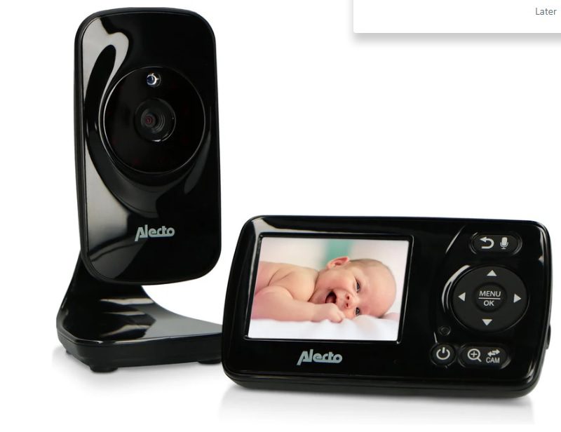 Tryghed med barnevognen udenfor og Neonate Babyalarm